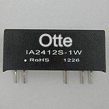 直流稳压24V变双路12V DCDC隔离电源模块 IA2412S-1W 热卖