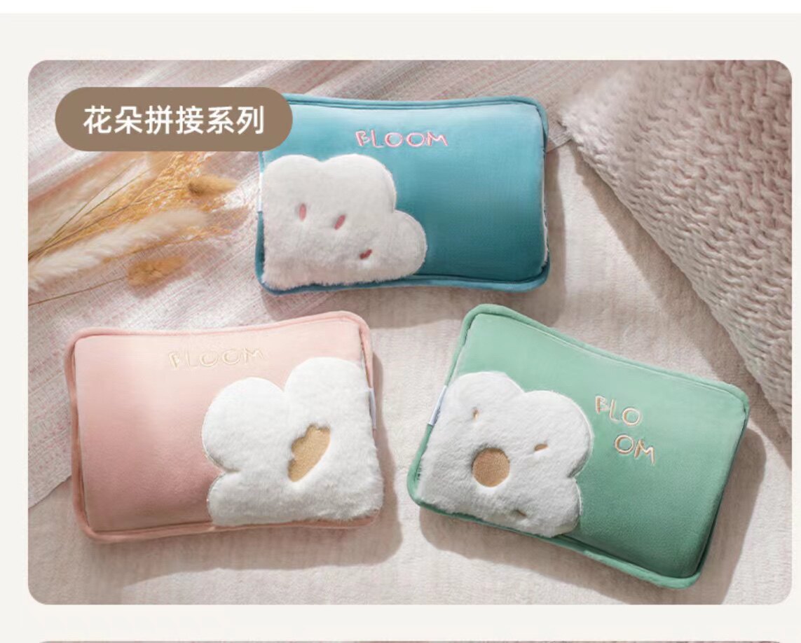 绒布插手暖水袋长久锁温
