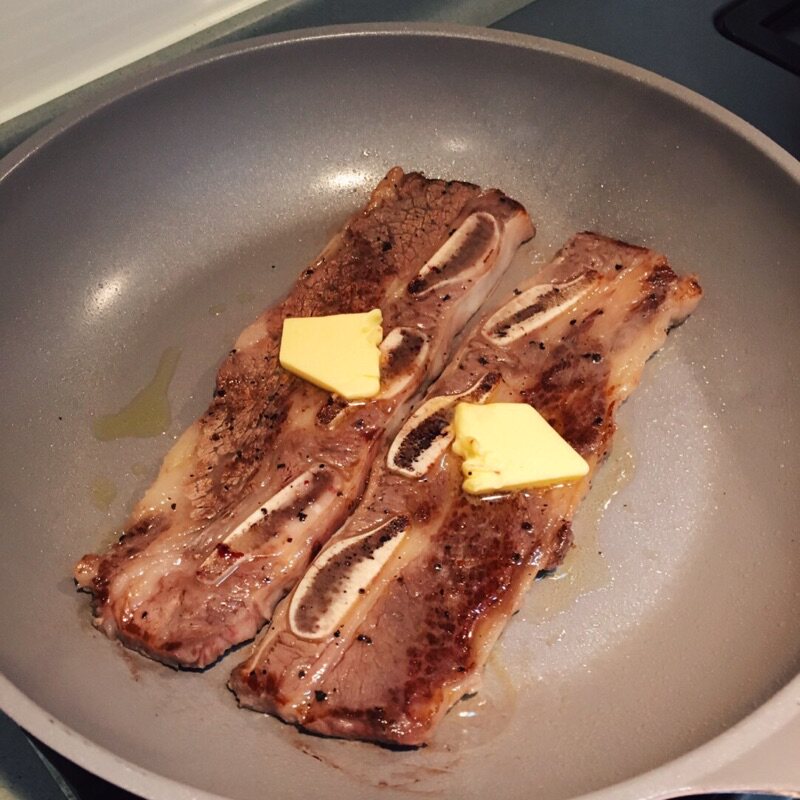 安格斯牛仔骨 500g 精修3-5片 雪花牛排 1.3cm black angus