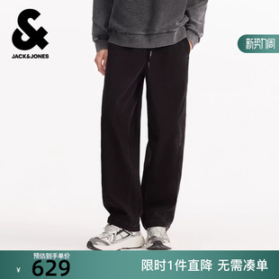 子柔软舒适纯色简约休闲时尚 杰克琼斯男装 长裤 休闲裤 2026 春季