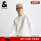 针织衫 杰克琼斯男装 潮时尚 衣身纹理织花常规圆领长袖 毛衣冬季 新款