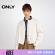 126136011 插肩宽松解构立体下摆圆领风衣女 ONLY2026春季 新款