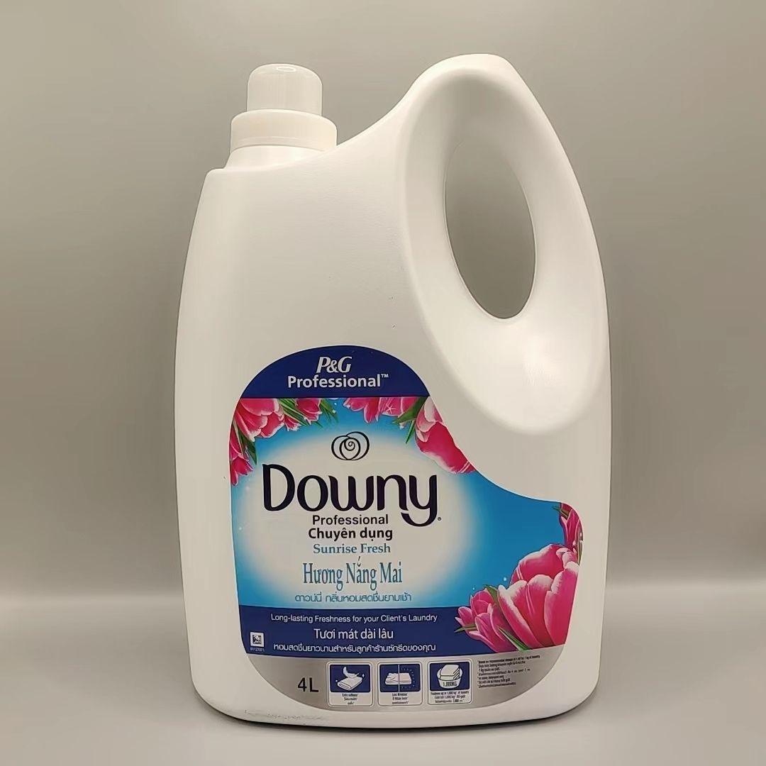 越南原装进口Downy当妮柔顺剂郁金香4L持久留香防静电衣物护理剂
