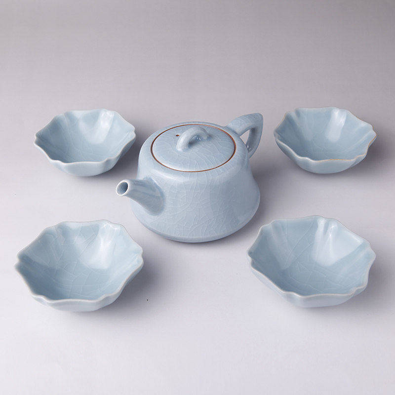 景德镇台湾汝窑功夫茶具
