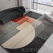 计师款 正品 地毯复古美旧式 做中古风轻奢设高感家级用茶几毯客厅地