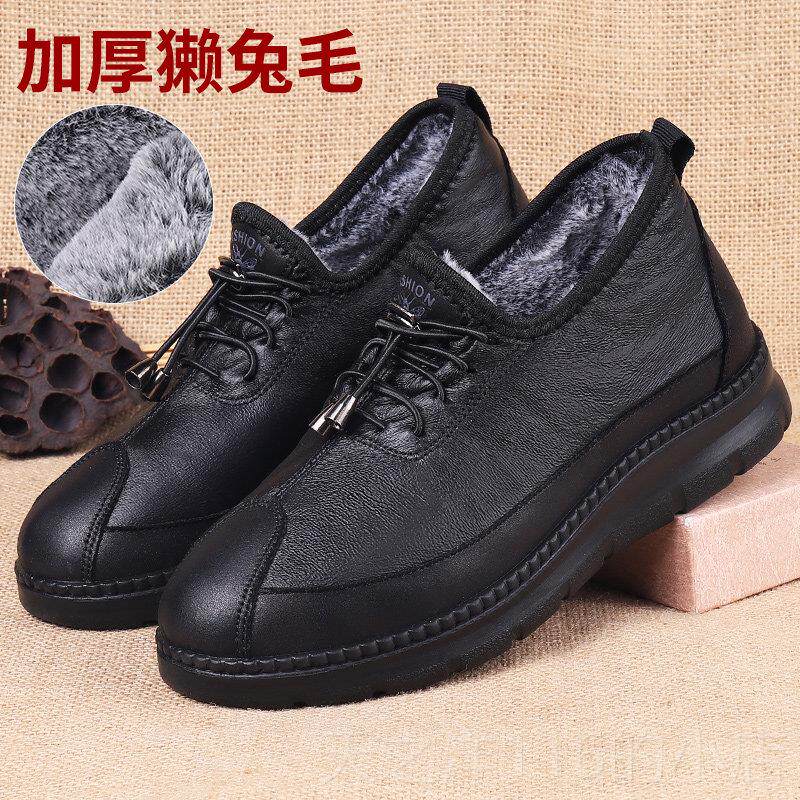 正品老北京布鞋妇女冬鞋季棉鞋滑中老年羊里母防加厚奶奶保暖毛鞋