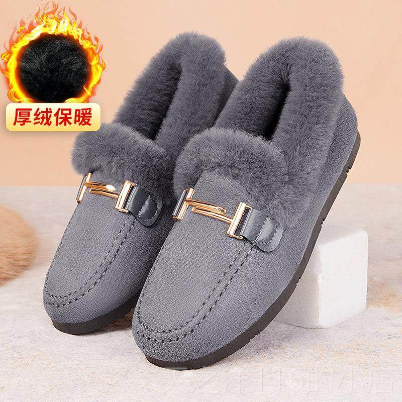 正品棉鞋女冬加加厚保暖脚蹬中老年绒妈妈老北京毛毛2205新款一豆,女鞋,棉鞋,淘宝优惠券,粉丝福利购,淘宝优惠卷