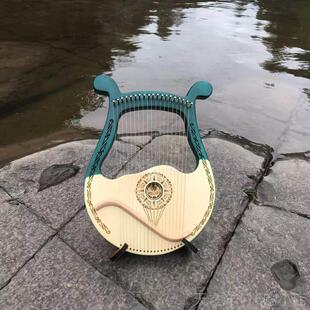 正品莱琴竖小琴19雅弦大地之光初学冷门乐器拉简单易学箜篌里琴箱