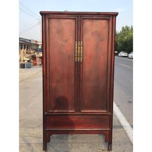 正品衣榆旧木柜老老旧物件新中式旧木柜子老衣橱边柜民国老收纳柜