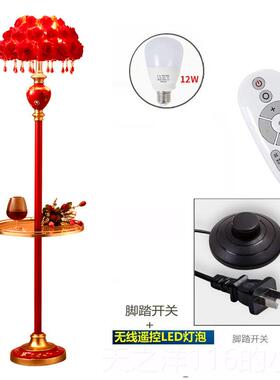 正品台灯婚礼台灯灯婚礼房间床头灯天长地久灯装饰创意红色式婚礼