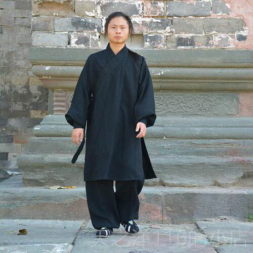 正品武太当麻道袍男袍国极服女汉斜领道服武术演练表习中风