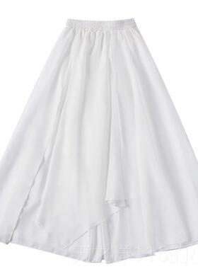 正品童古典舞蹈表女演服学生舞练功训服蓝色幼儿童民练出族扇子舞