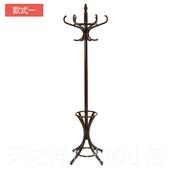 正品 家木用室内木衣帽架衣落地衣架卧室多功实能挂架单杆式 质晾衣