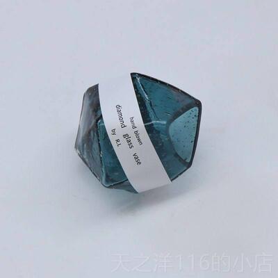 正品璃岛1906L件1手工器 人工吹制 外贸出9口 玻璃花瓶家居皿摆（