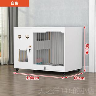 正品实木猫别墅家猫笼用猫窝猫咪屋猫舍由室内超大自空猫间小型房