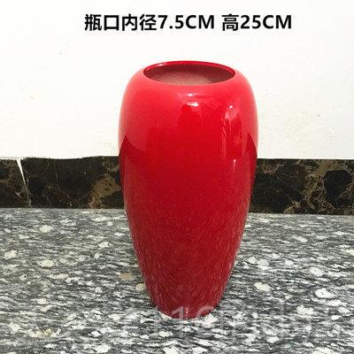 正品树脂花瓶仿陶瓷大客厅内插花装饰号古复陶罐中式花瓶花器室摆