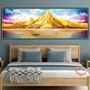 主卧室床头装 饰画现代简约客厅自粘壁画背靠金山沙发背景墙贴画