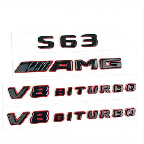 奔驰S63AMG车贴V8BITURBO侧标