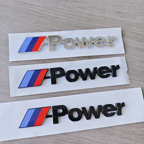 宝马车标Mpower改装m标尾标