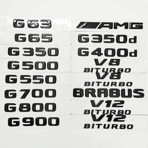 奔驰G级v8侧标AMGG63车尾字标