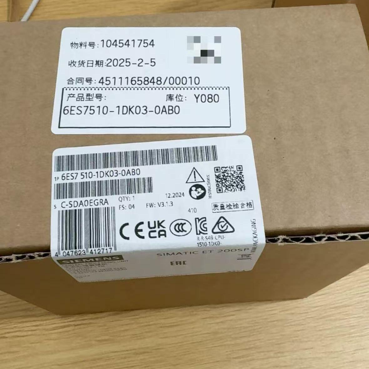 6ES7510-1DK03-0AB0CPU模块