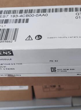 西门子端子模块-6ES7193-4CB00-0AA0 全新原装正品 PLC模块