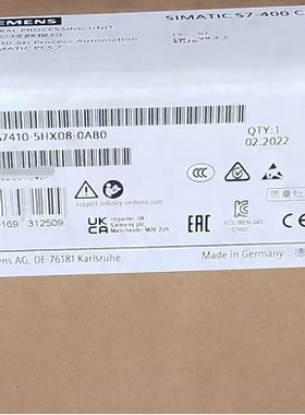 西门子 6ES7410-5HX08-0AB0 全新原装现货 用于同步模块