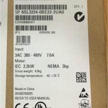 西门子6SL3224-0BE22-2UA0模块