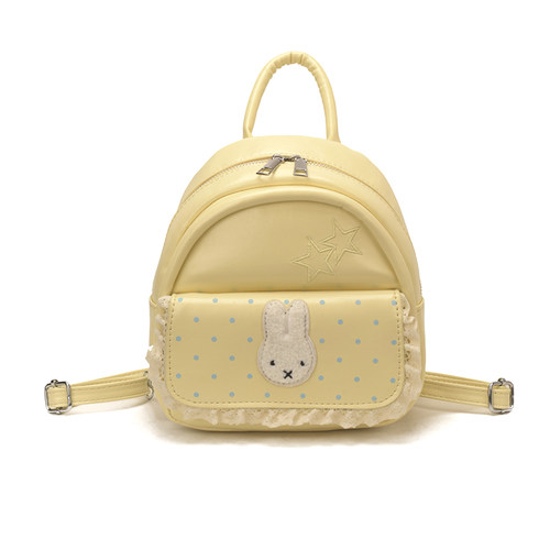 可爱卡通米菲兔双肩包女2026新款潮学院风学生轻便旅行大学生包包