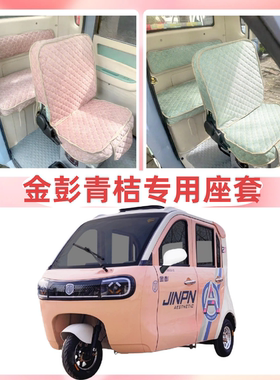 金彭青桔JP1000DZK-2F三轮车专用座套垫卡通可机洗雪尼纱坐垫绗绣