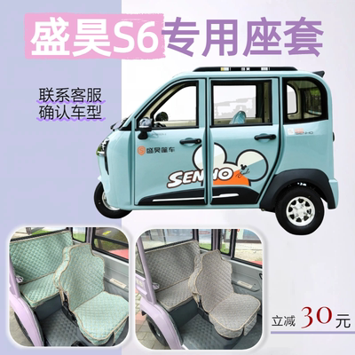 盛昊S6电动三轮车专用座套坐垫