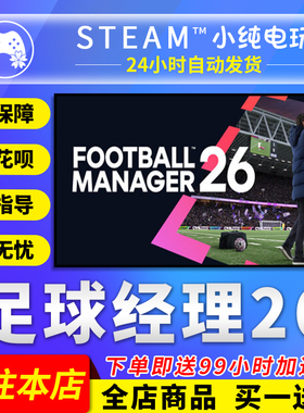 Steam正版 足球经理26 国区礼物激活码cdk FM2026足球经理26steam