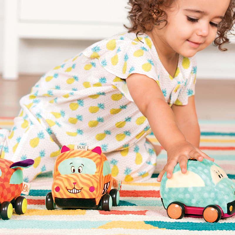 益智玩具回力车比乐动物惯性