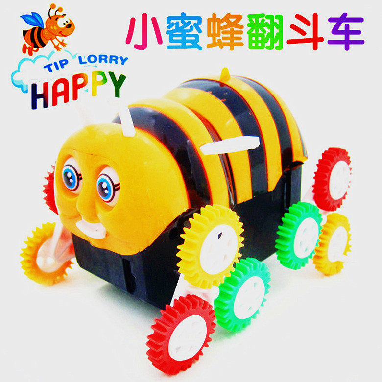 어린이 전기 작은 꿀벌 덤프 트럭 소년 생일 선물 장난감 자동차 마구간 공급 제조업체 새 모델
