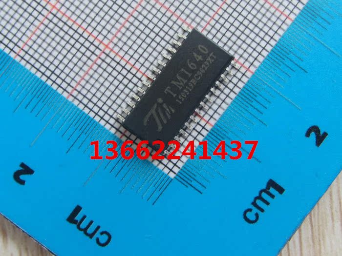 贴片 TM1640 SOP-28 LED数码管显示驱动IC TM1640 全新原装