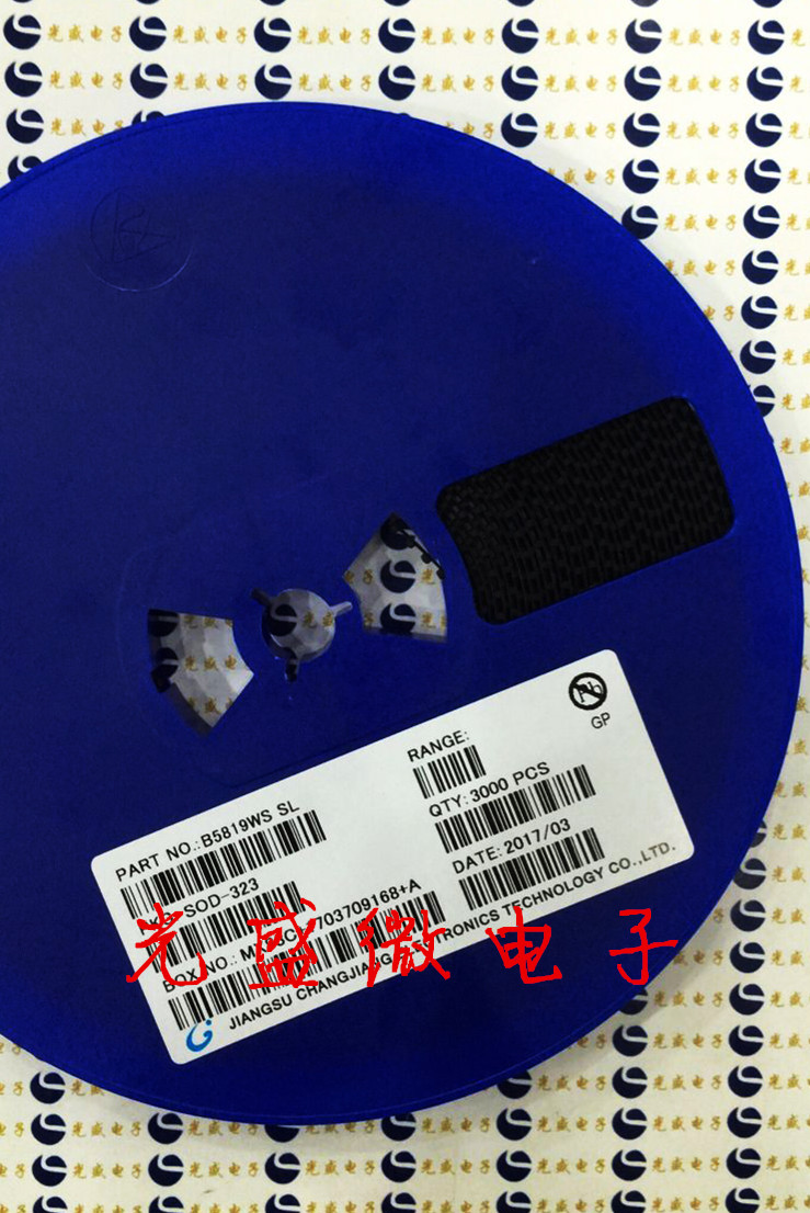 贴片肖特基二极管 1N5819WS SOD-323 SL 0805 B5819WS (75元/盘)