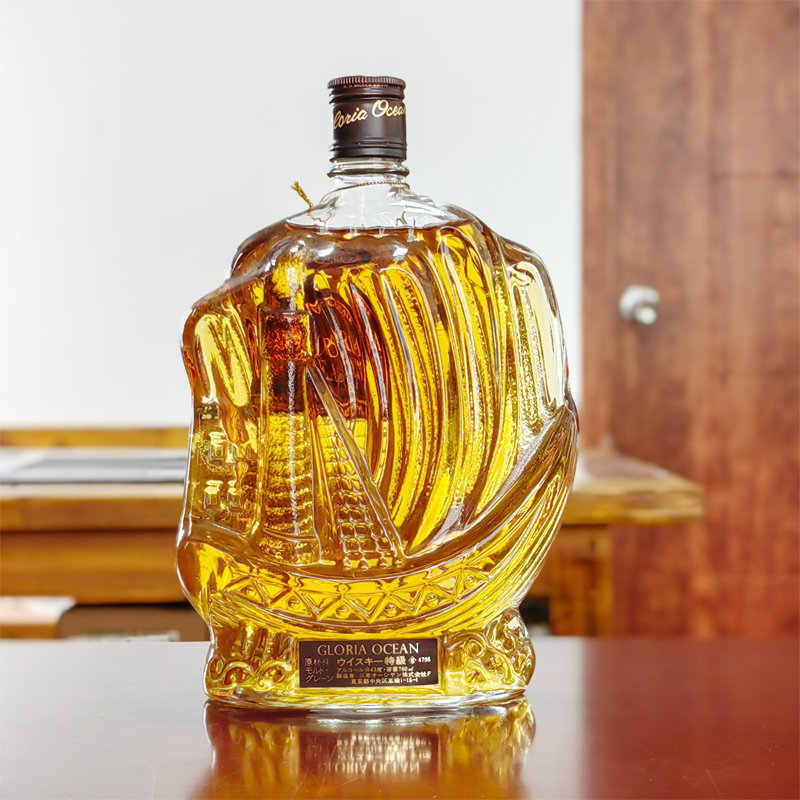 日本轻井泽gloria ocean三乐帆船调和型威士忌760ml43%绝版