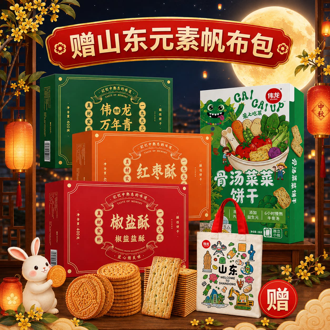 【直播】伟龙万年青葱香饼干图片