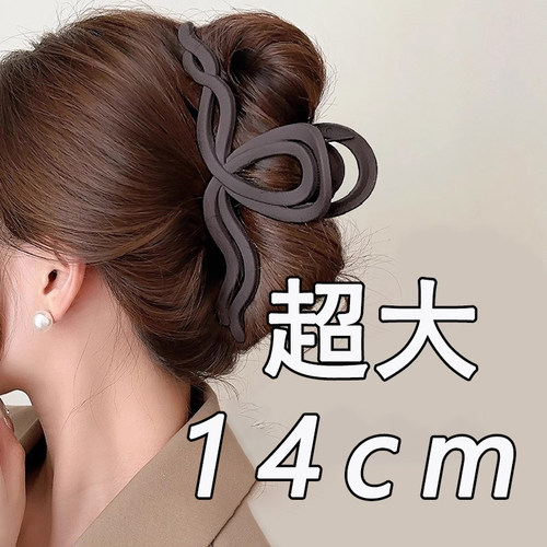 超级大号抓夹女大号发量多15cm鲨