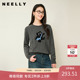百搭减龄针织衫 新款 女设计感卡通印花上衣 冬季 NEELLY纳俪商场同款