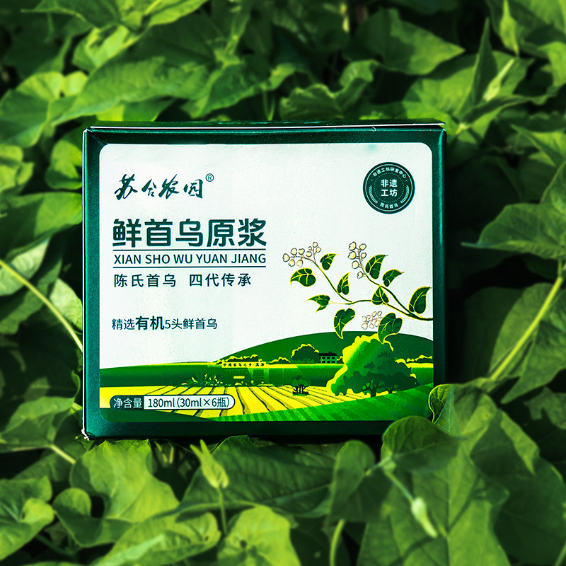 苏合农园鲜首乌原浆30ml*6瓶/盒
