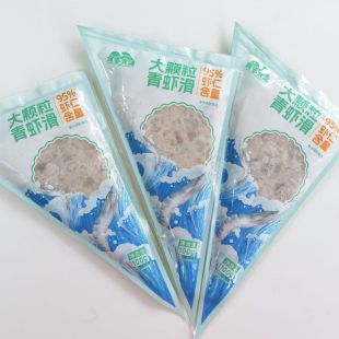 霞客食浦大颗粒青虾滑95%虾仁含量