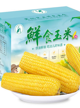 稻宝昌鲜制黄糯玉米棒非转基因10支2600g/箱