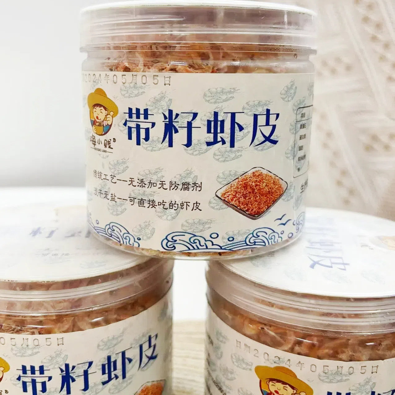 海小贱带籽虾皮80g/瓶