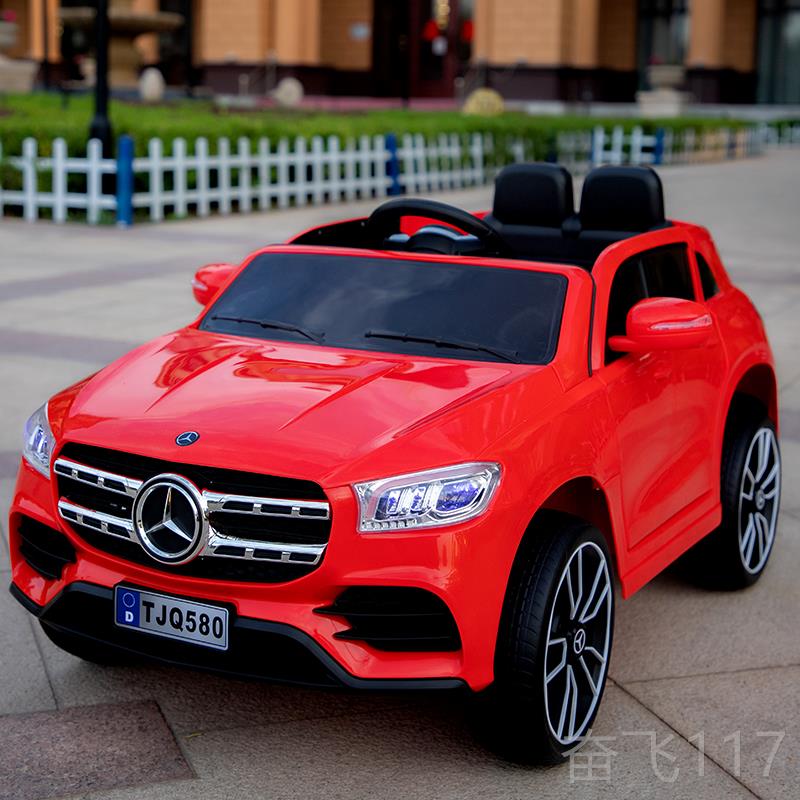 正品女款儿童电动车四轮高汽车遥控可新坐人四驱越野端车男孩玩具