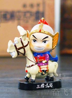 正品骑三人物卡礼通创意家居桌面树脂车载摆件车内马工艺品朋友国