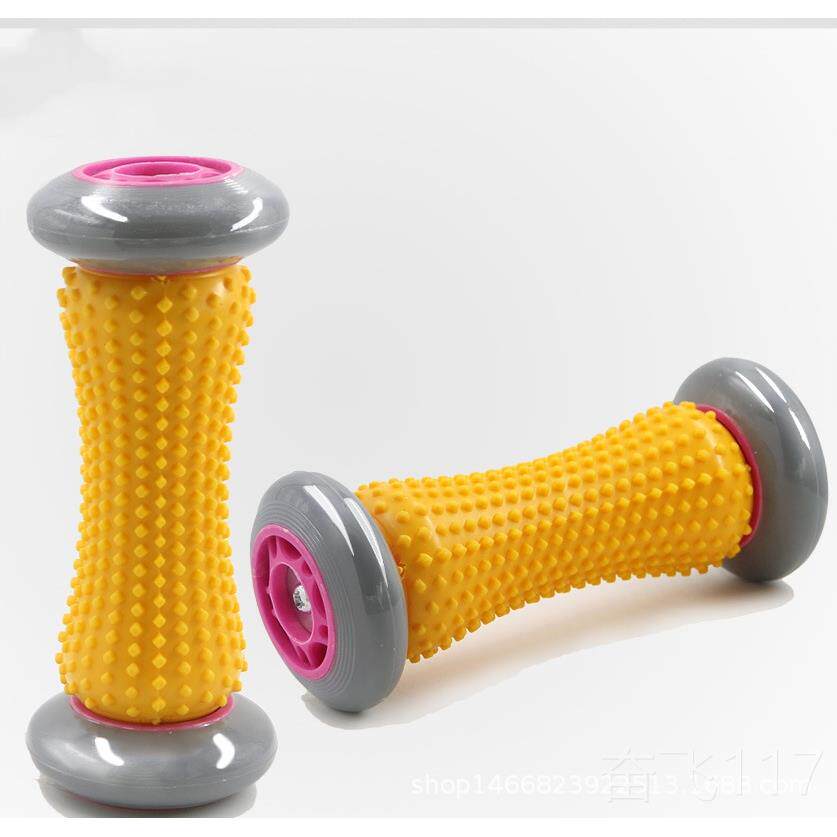 正品脚跟日本足底按摩滚轮筋膜器瘦底心穴位狼牙棒家用腱小腿肌放