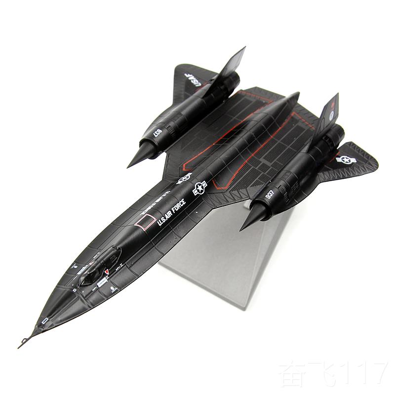 正品1/144美国空军SR-71A黑鸟侦察机NAS博物A金馆 SR71成品合飞机
