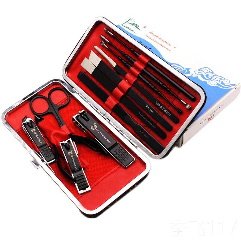 正品扬州三把刀甲刀套装修甲工具指甲指剪指甲套钳装修脚家刀用掏