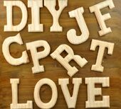 实木质DIY数字英文木头字母酒吧咖啡馆墙面立体壁饰挂饰家居装 饰